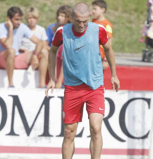 Bergantiños se retira del entrenamiento.