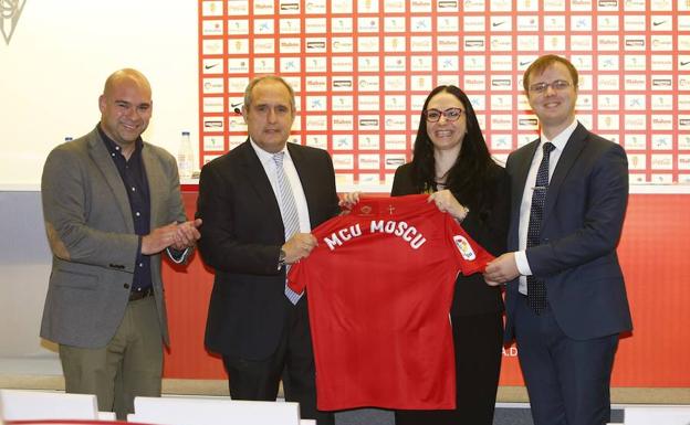 El Sporting firma un convenio de colaboración con la Universidad de Moscú El Sporting firma un convenio de colaboración con la Universidad de Moscú