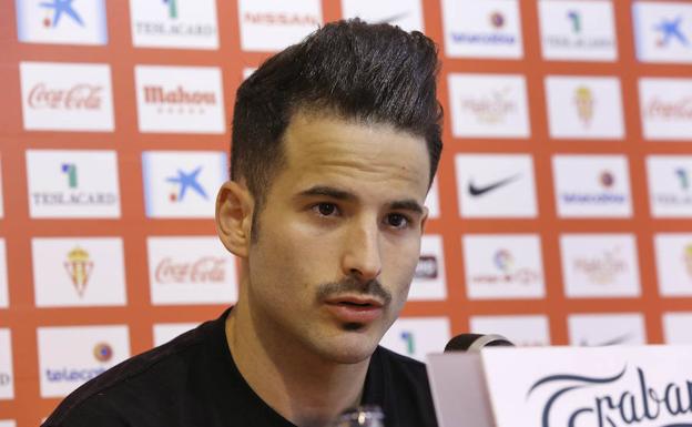 Rubén García durante la rueda de prensa./Arnaldo García