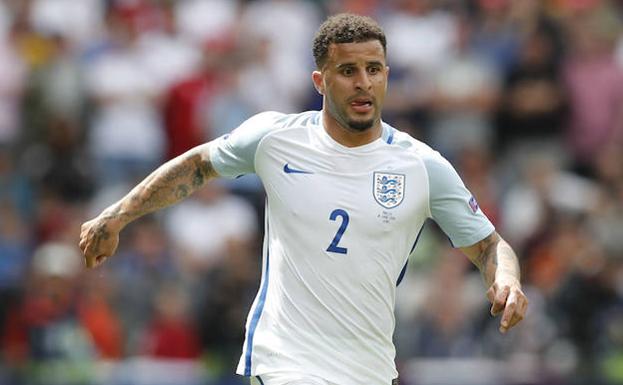 Kyle Walker, con la selección inglesa.