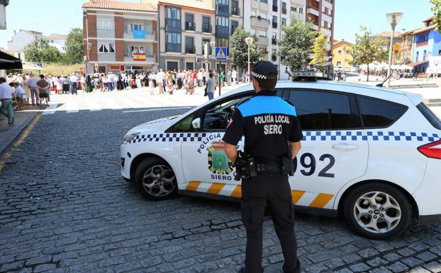 La Policía Local refuerza la seguiridad.