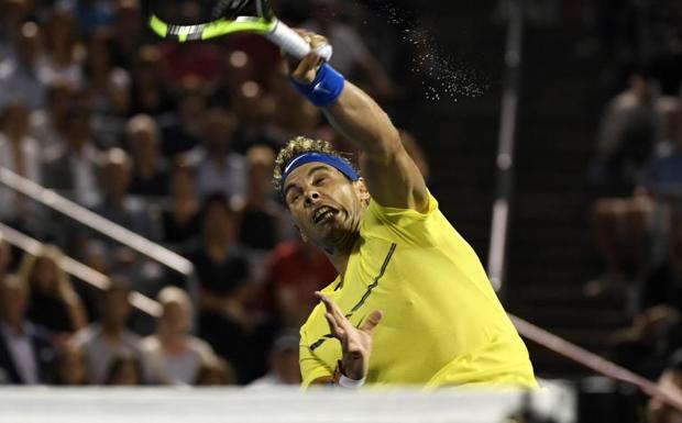 Rafa Nadal, durante un partido.