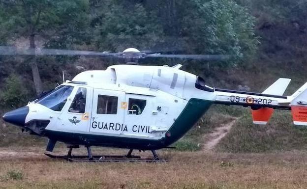 Helicóptero de la Guardia Civil.