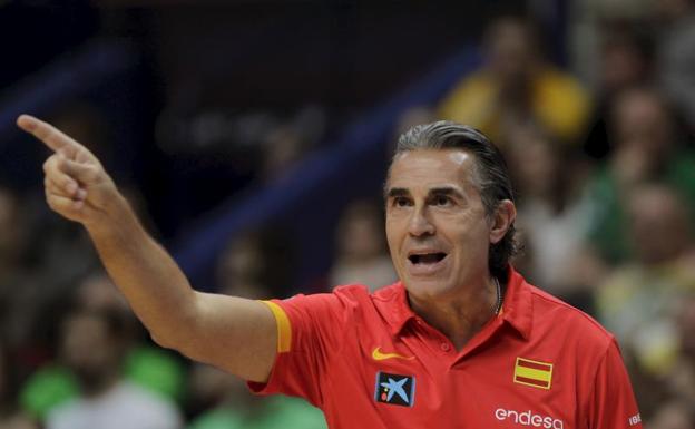 Sergio Scariolo, durante un partido.