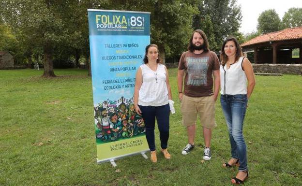 Patricia García, David Fernández y Nuria Rodríguez.