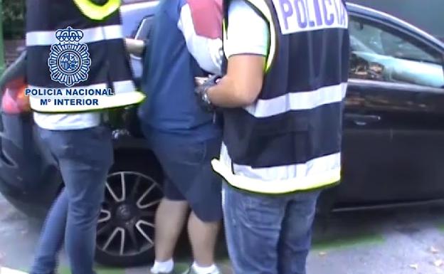 Detención del fotógrafo en Madrid./CNP