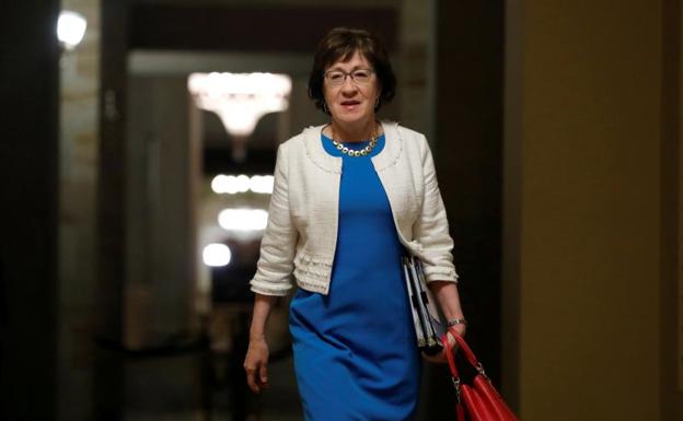 La senadora Susan Collins./Reuters
