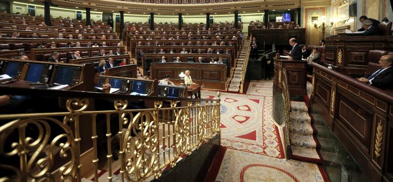 Vista del Congreso de los Diputados./Efe