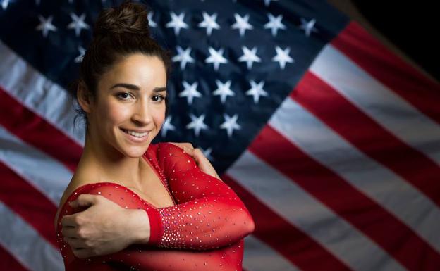 La exgimnasta estadounidense Aly Raisman. /AFP