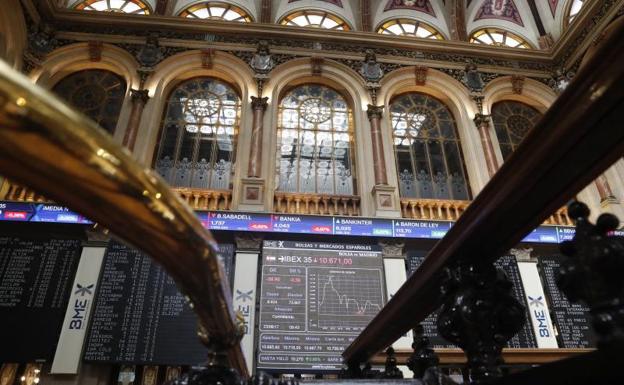 Bolsa de Madrid./
