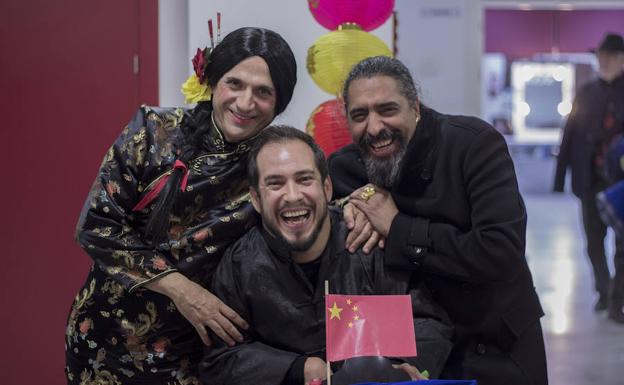 José Mota, junto a El Langui y Diego el Cigala José Mota, junto a El Langui y Diego el Cigala