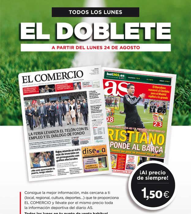 EL COMERCIO - LA VOZ DE AVILÉS y el ‘As’, todos los lunes por 1,50 euros
