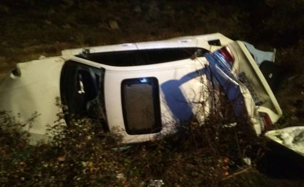 Así quedó el coche de Marcelino García Toral tras el accidente Así quedó el coche de Marcelino García Toral tras el accidente