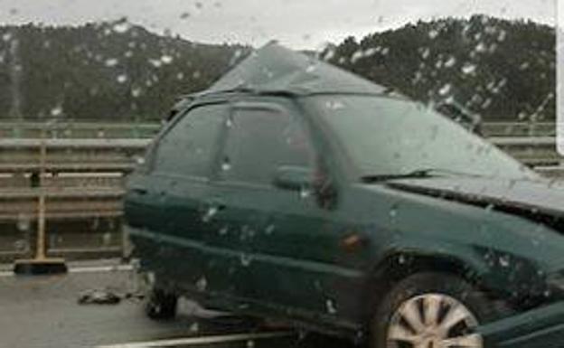 Estado en el que quedó el vehículo accidentado.