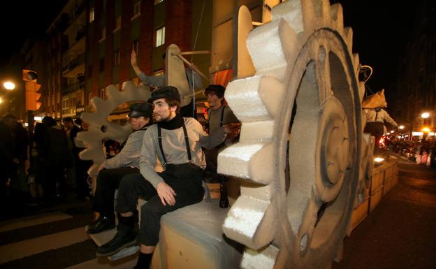 Desfile de carrozas.