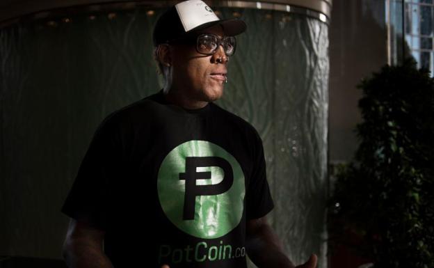Dennis Rodman, durante un acto en Pekín en diciembre de 2017. /AFP