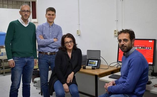 Los investigadores Carlos López-Fernández, Javier Olona, Gabriela Fernández-Viejo y Sergio Llana-Fúnez.