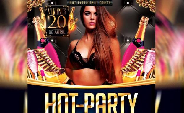 Cartel 'fiesta caliente' en Oviedo Cartel 'fiesta caliente' en Oviedo