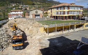 TRABAJOS. Una imagen de las obras en el Fundoma. / J. D./