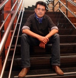 Manolo García ayer en Gijón demostró que es una persona a la que le soríe la vida. /ÁLEX PIÑA/