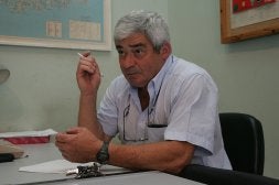 Pidal, durante una entrevista a EL COMERCIO. / N. A./