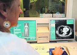 Servicio de radiodiagnóstico del Hospital de Cabueñes, en Gijón. :: PIÑA/
