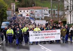 Santa Bárbara empieza a aplicar el ERTE en la fábrica de armas de Trubia el jueves