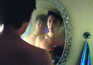 Fotograma de la controvertida película china Spring Fever, que trata la homosexualidad en el país. :: AFP/