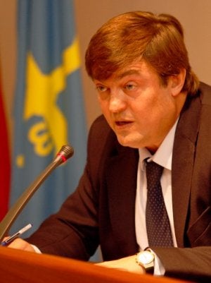 Alfonso de Carlos, durante su comparecencia de ayer. :: MARIO ROJAS/