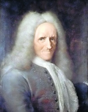 Primer retrato de Francisco Antonio Salcedo y Aguirre, más conocido como el marqués de Vadillo, realizado a en las primeras décadas del siglo XVIII por el asturiamo Miguel Jacinto Meléndez./