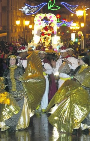 La Cabalgata del año pasado en La Cámara. ::
MARIETA/