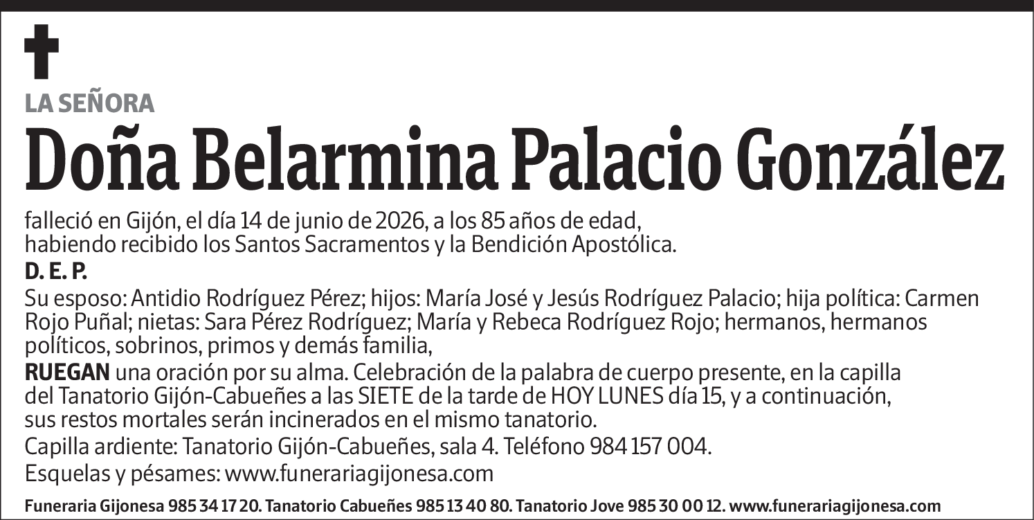 Belarmina Palacio González