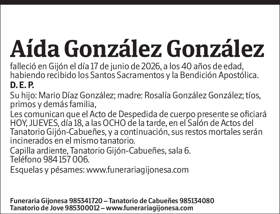 Aída González González