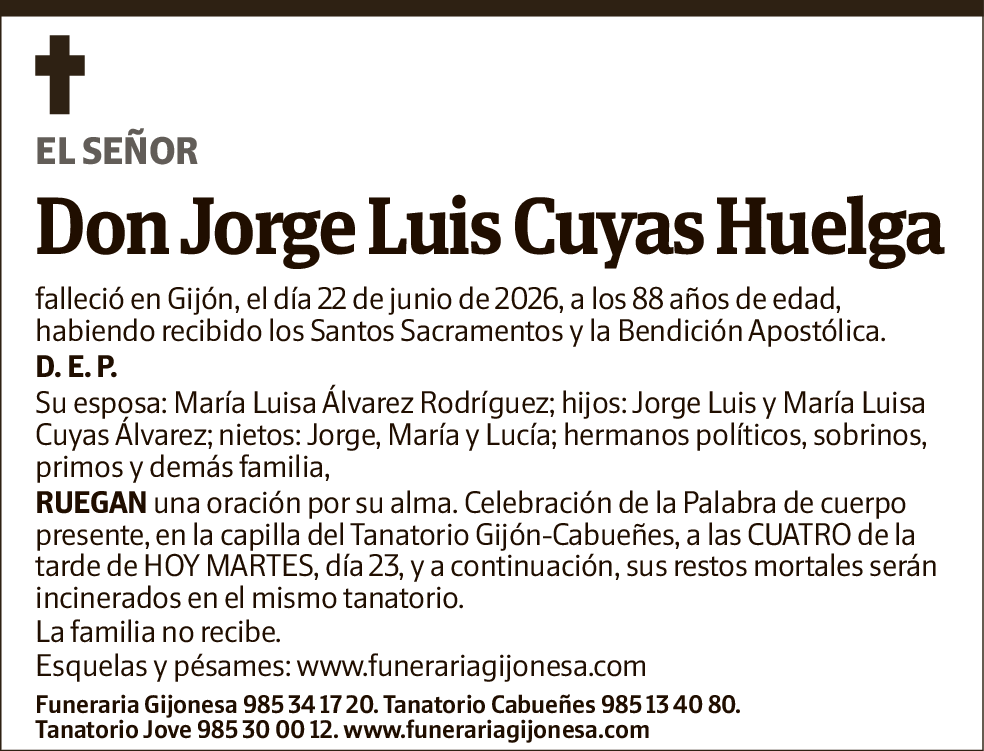 Jorge Luis Cuyas Huelga