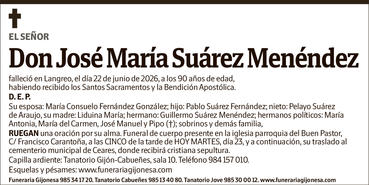 José María Suárez Menéndez