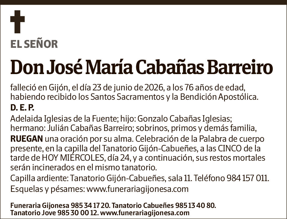 José María Cabañas Barreiro