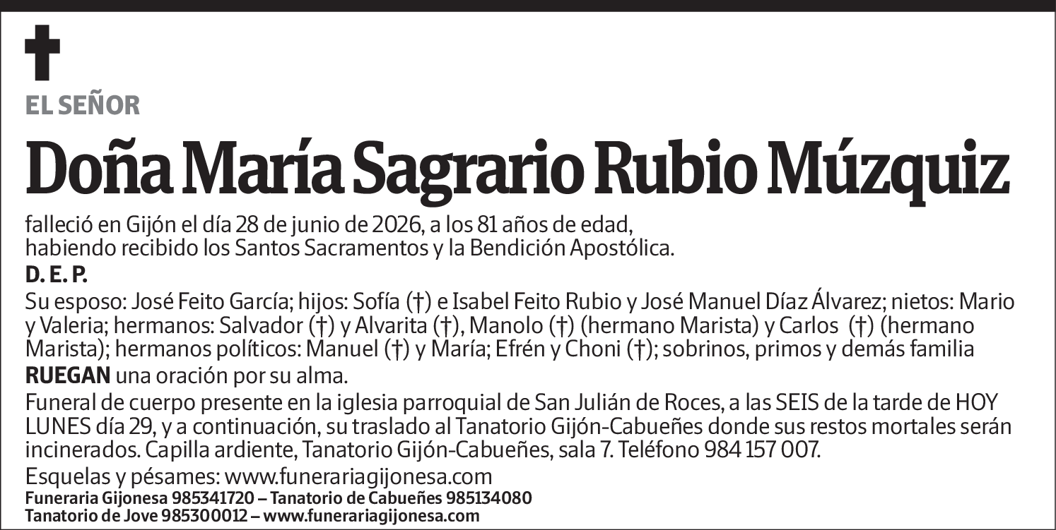 María Sagrario Rubio Múzquiz