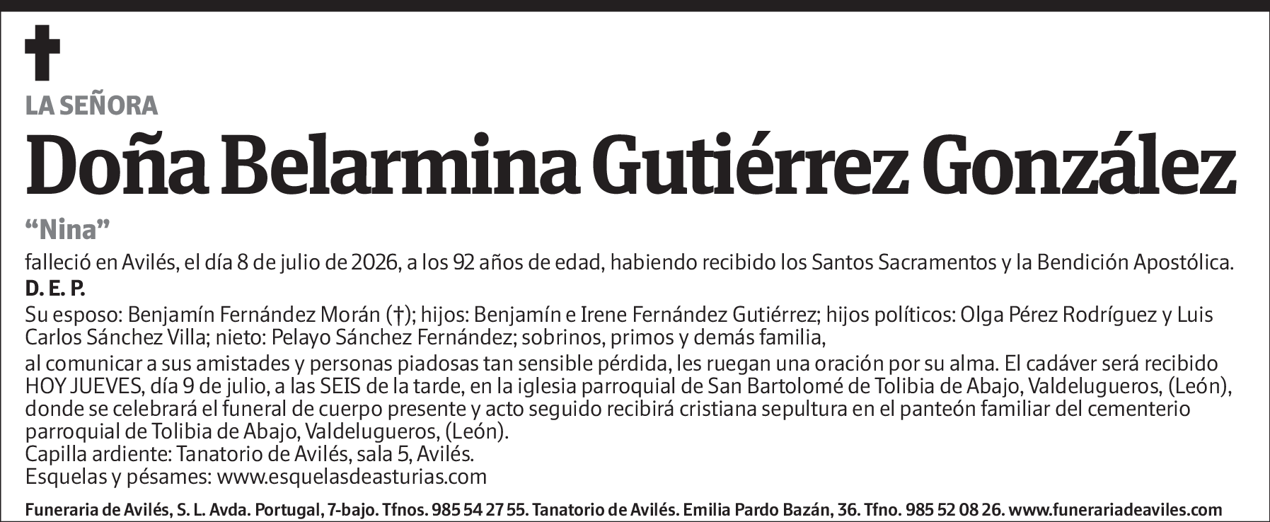 Belarmina Gutiérrez González