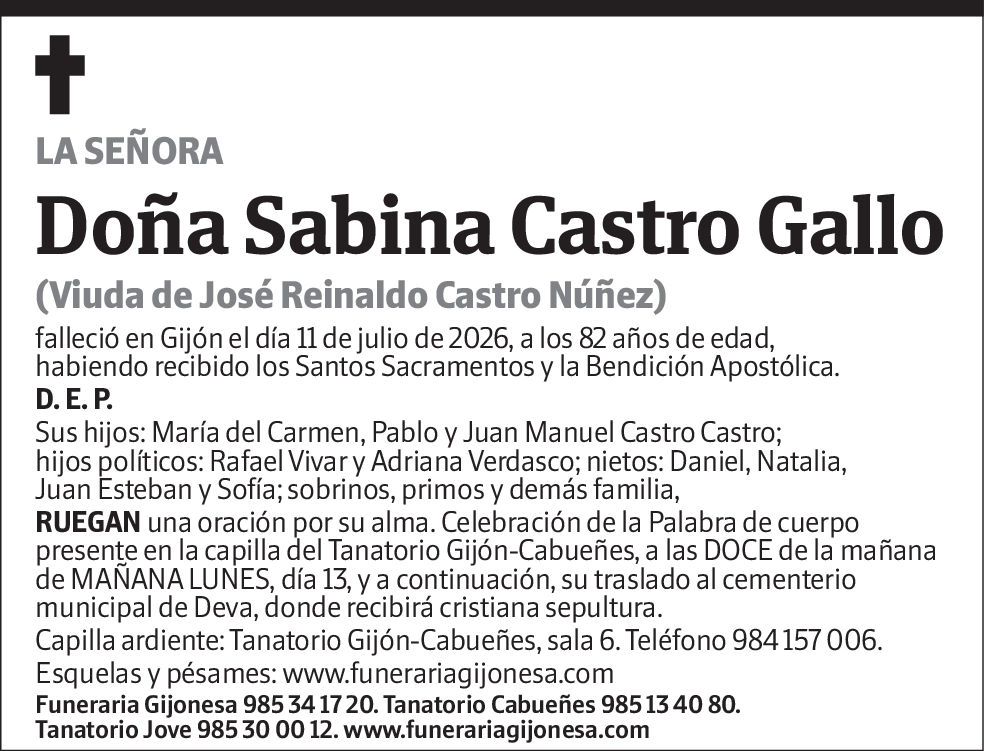 Sabina Castro Gallo