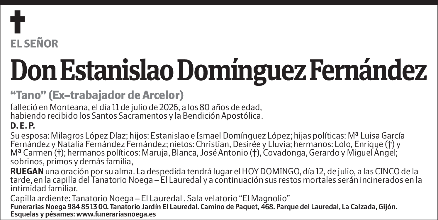 Estanislao Domínguez Fernández