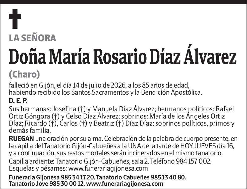 María Rosario Díaz Álvarez