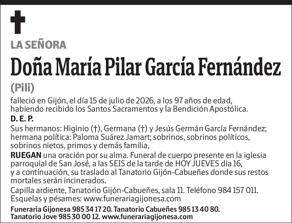 María Pilar García Fernández