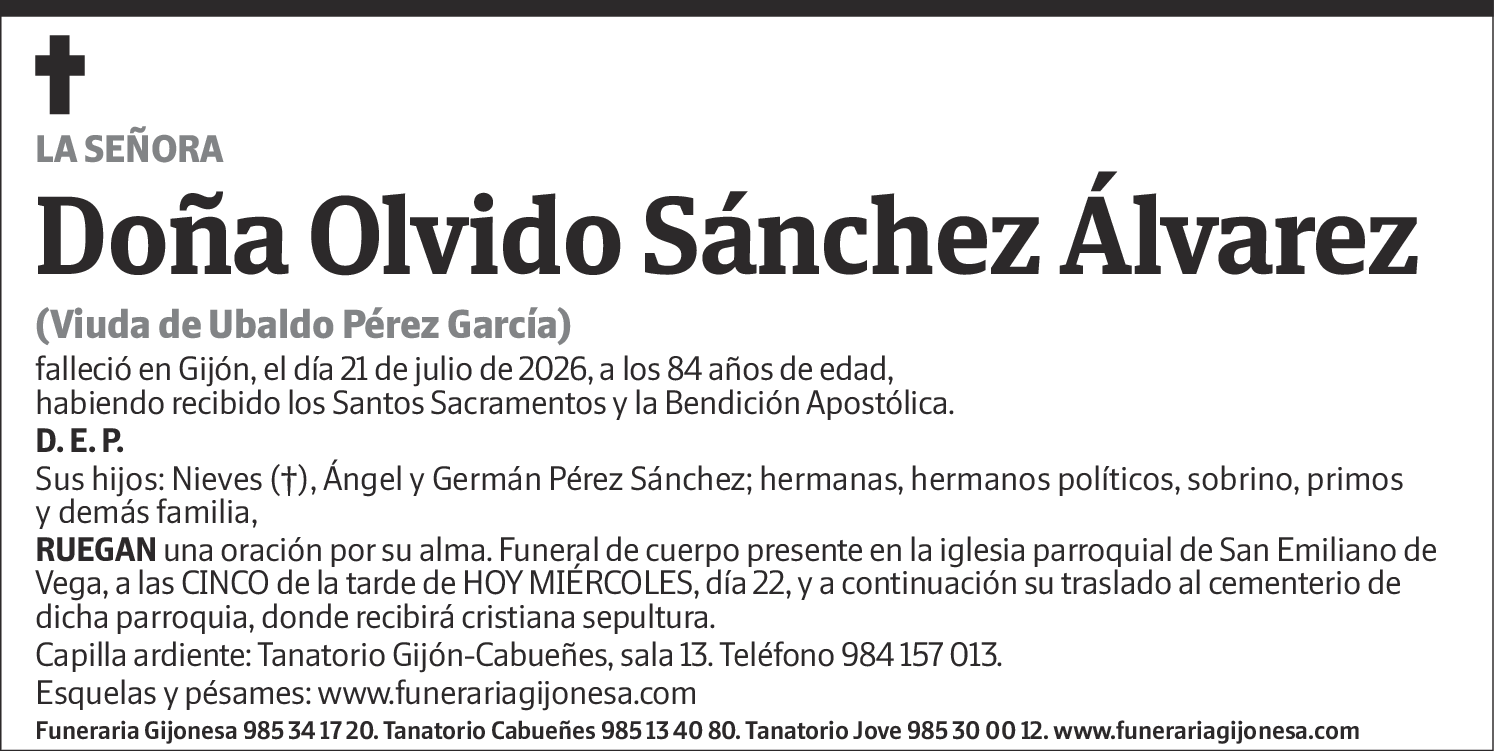 Olvido Sánchez Álvarez