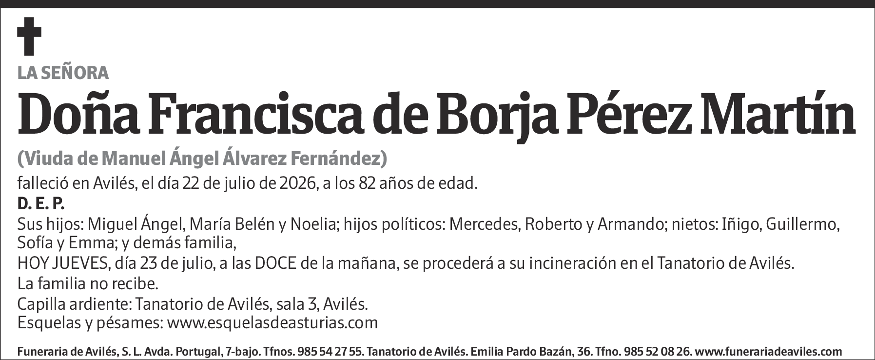 Francisca de Borja Pérez Martín