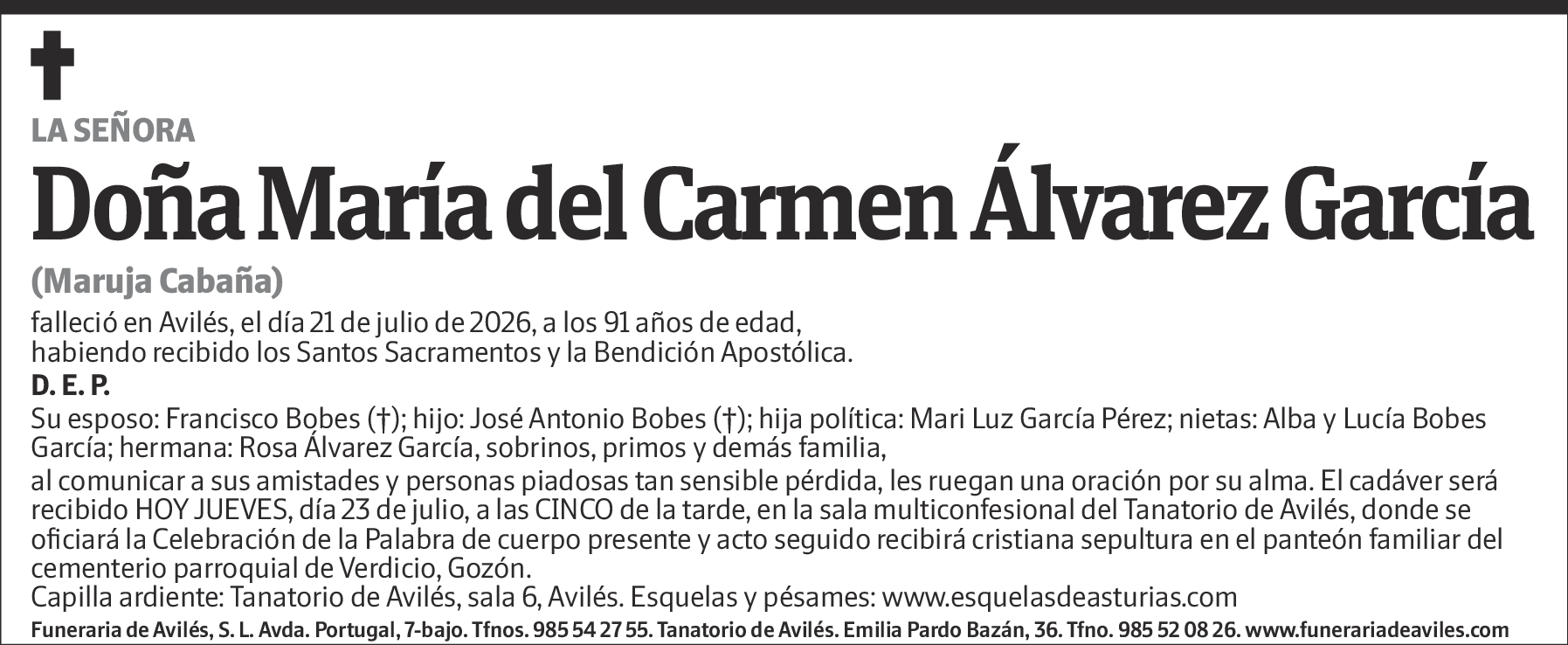 María del Carmen Álvarez García
