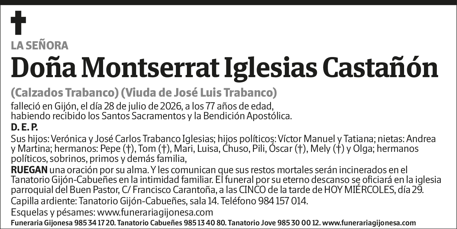 Montserrat Iglesias Castañón