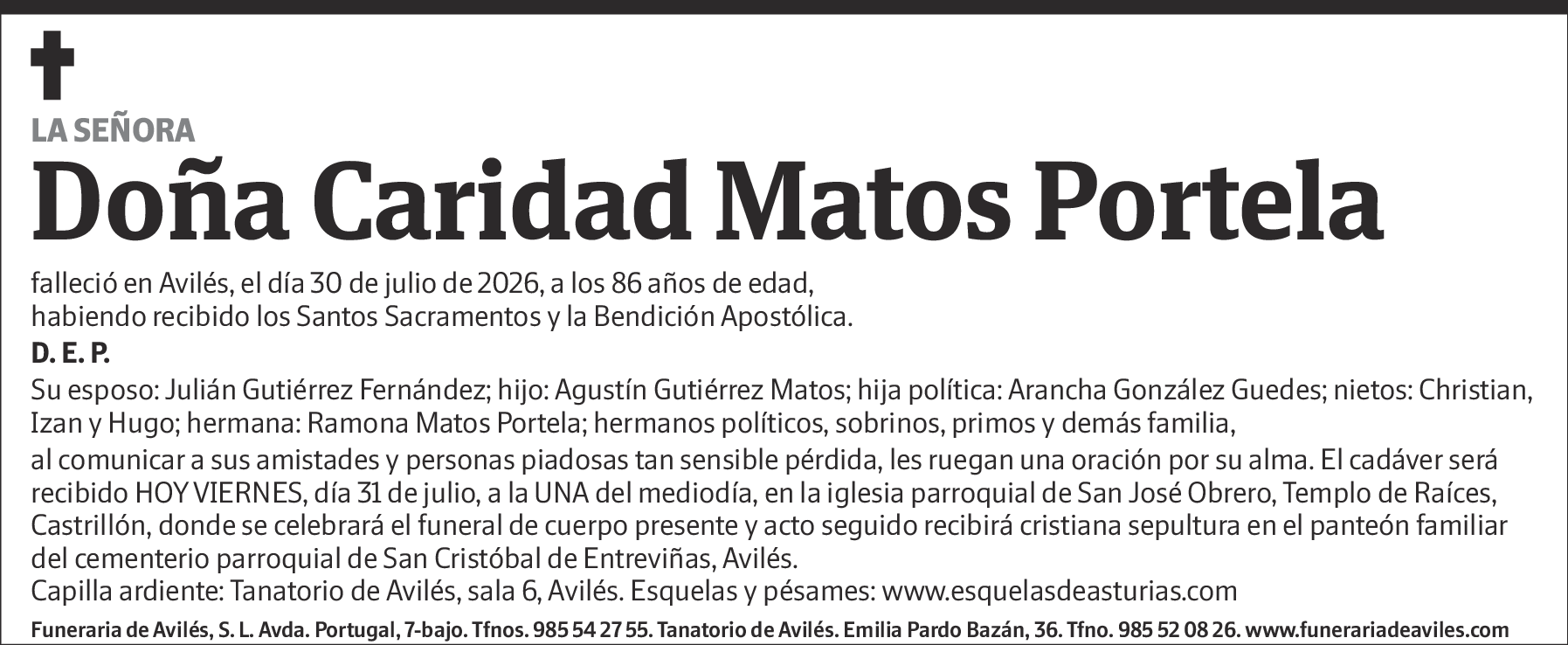 Caridad Matos Portela
