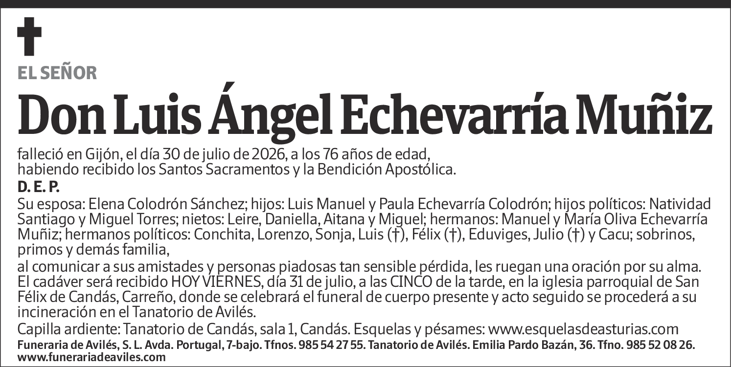 Luis Ángel Echevarría Muñiz