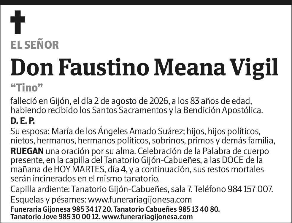 Faustino Meana Vigil