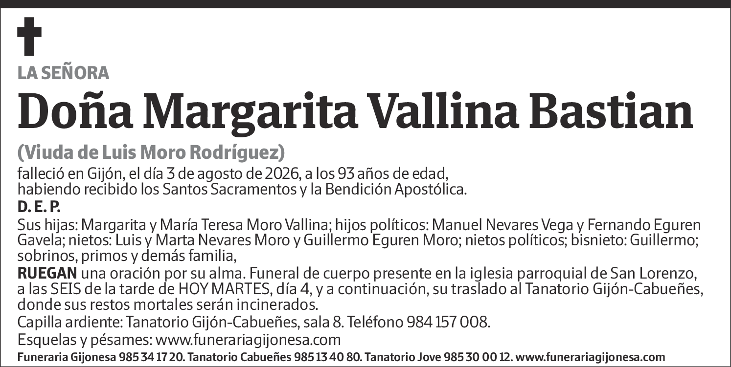 Margarita Vallina Bastian